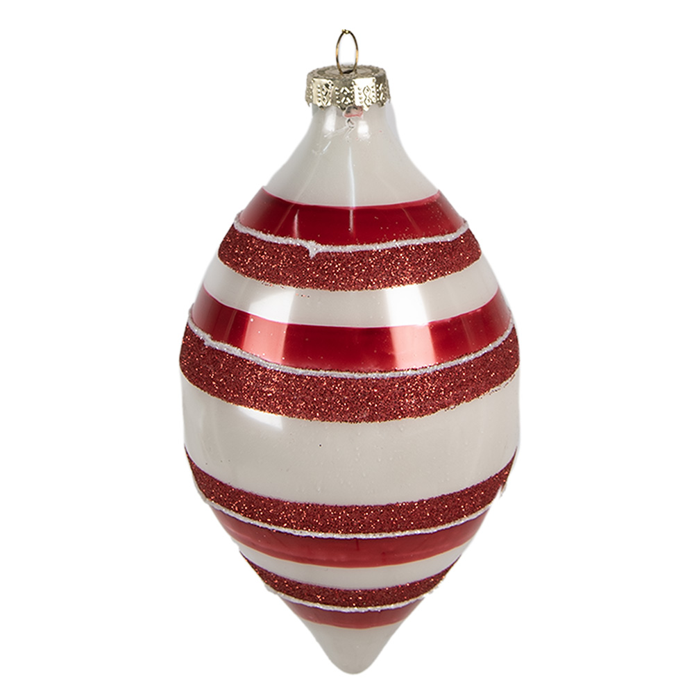 Kerstbal Ø 8x15 cm