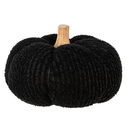 [65400] Decorazione Zucca Nero Ø 20x14 cm