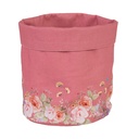 Cestino portapane Rosa Beige Ø 15x16 cm