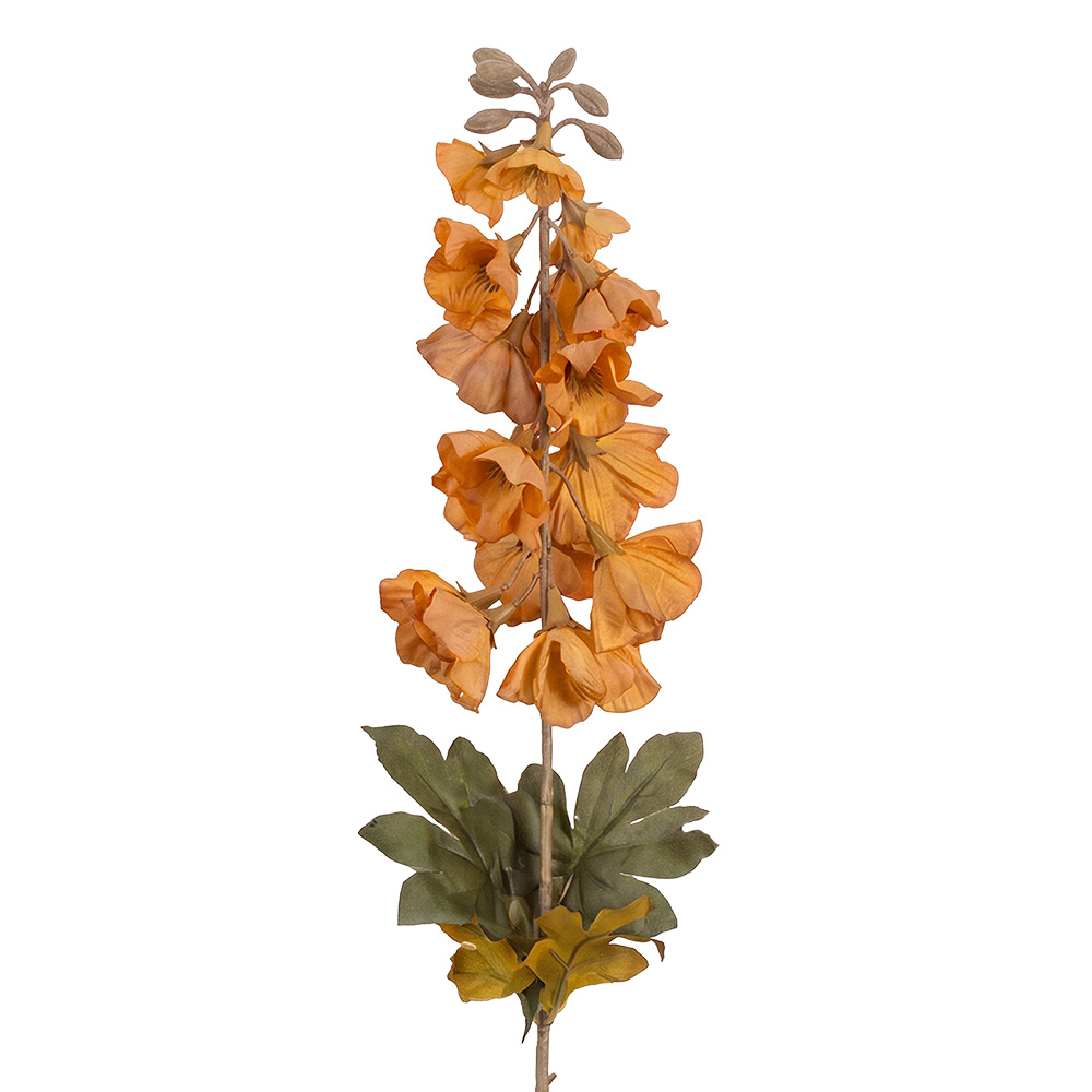 Dekorativer Zweig mit Blumen Beige 88 cm