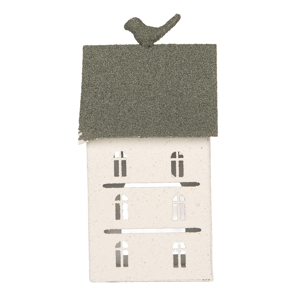 Decoratie huis 12x12x27 cm