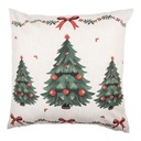Cuscino imbottito Beige Verde 45x45x4 cm