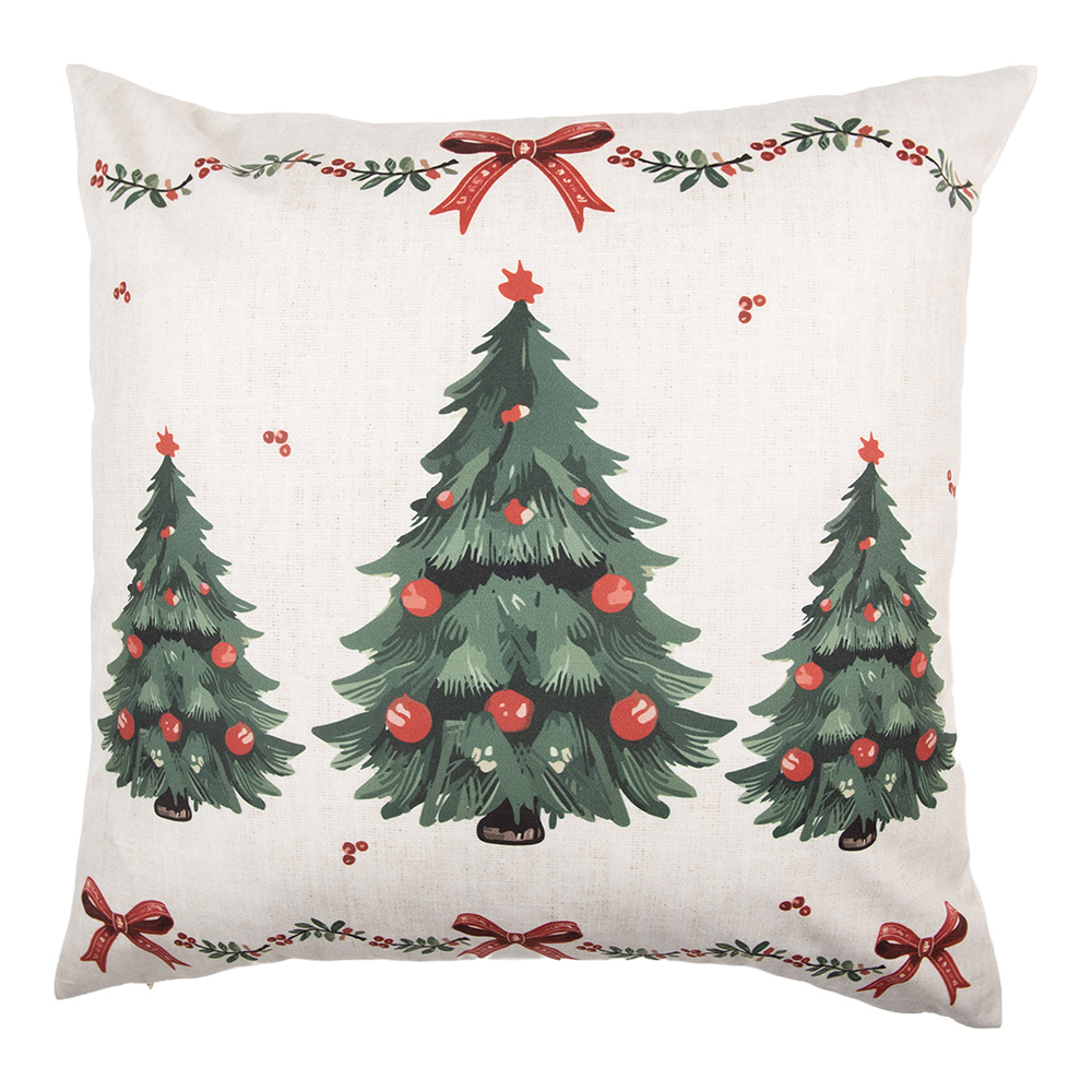 Cuscino imbottito Beige Verde 45x45x4 cm