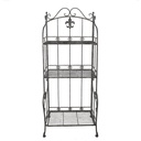 Wandregal Grau 60x42x150 cm