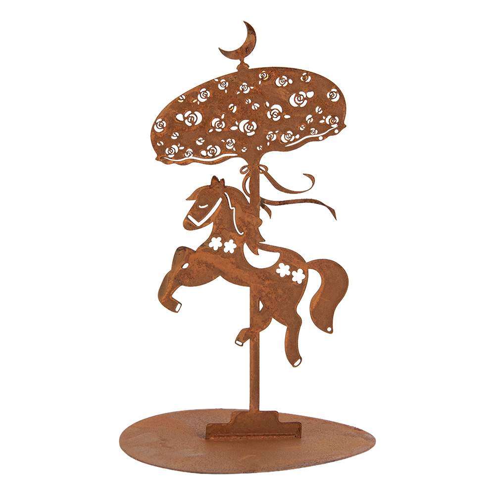 Decoratie paard Ø 14x22 cm