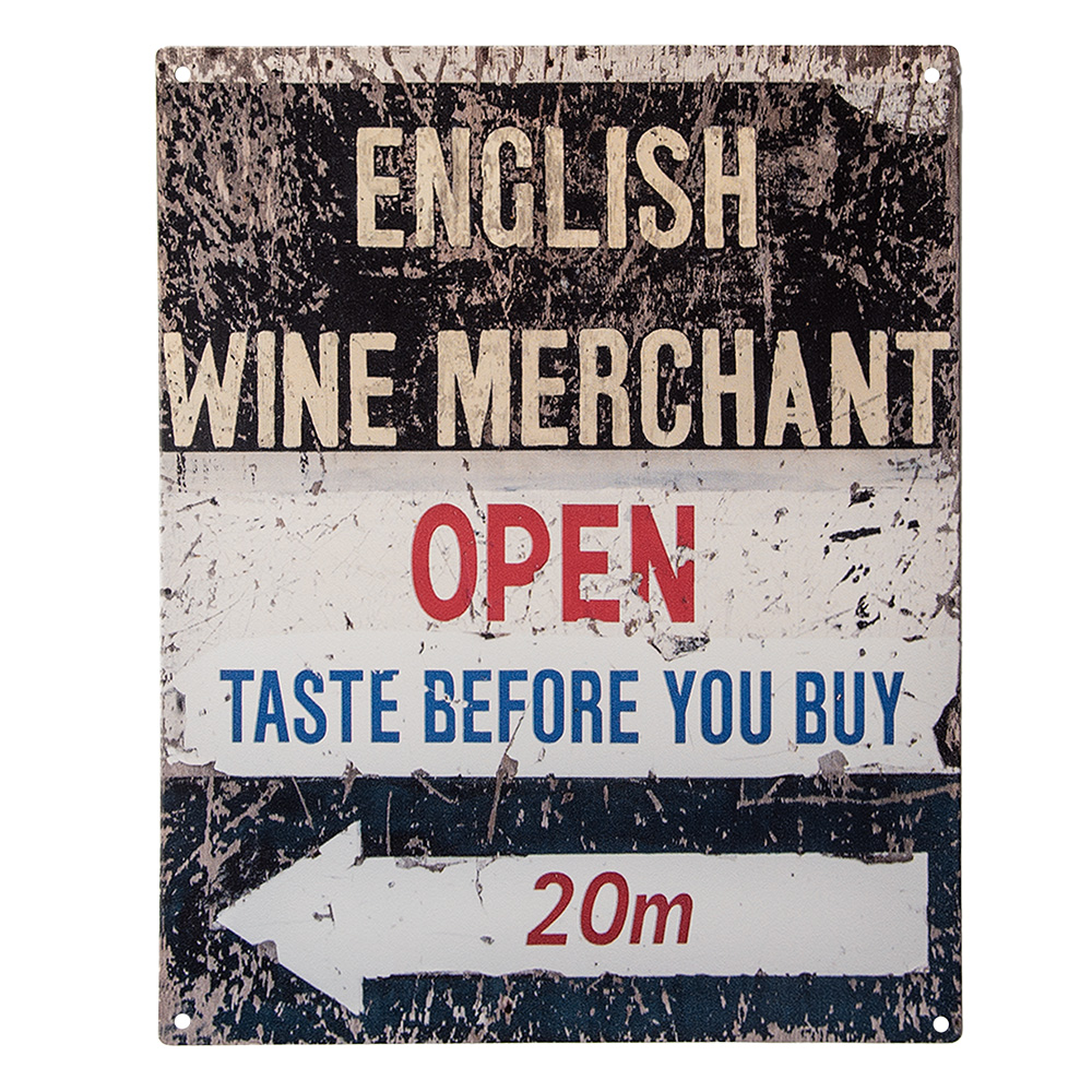 Textschild Beige 20x1x25 cm