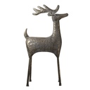 Christmas Decoration Statue Reindeer Grey 45x15x79 cm