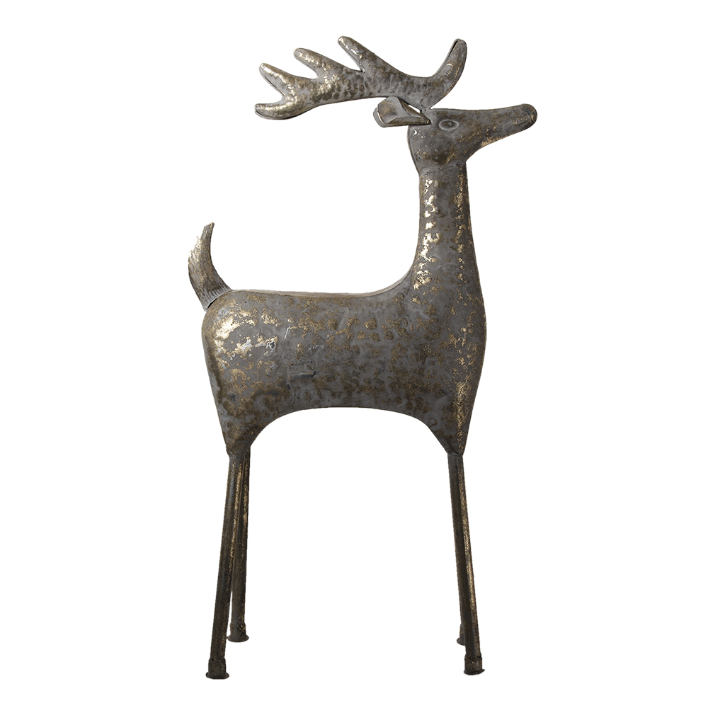 Decoratie rendier 45x15x79 cm