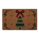 Doormat Inside Brown Green 75x45x1 cm