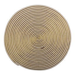 [6RO0530] Platzset Rattan Weiß Ø 51x1 cm