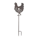 Gartenstecker Huhn Braun 32x2x113 cm