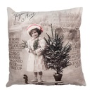 Coussin rempli Beige Marron 45x45x4 cm