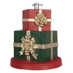 [5MG0061] Christmas tree stand Green Red Ø 44x54 cm