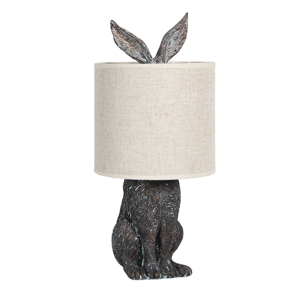 Tischlampe Beige Ø 20x43 cm E27/max 1x60W