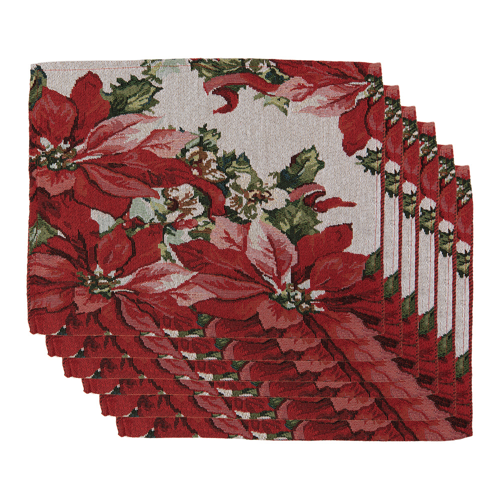Set da tavolo sets (6) Beige Rosso 33x45 cm