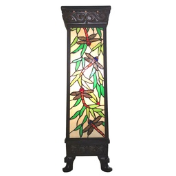 [5LL-6056] Zuil Tiffany 26x26x71 cm E27/max 1x100W