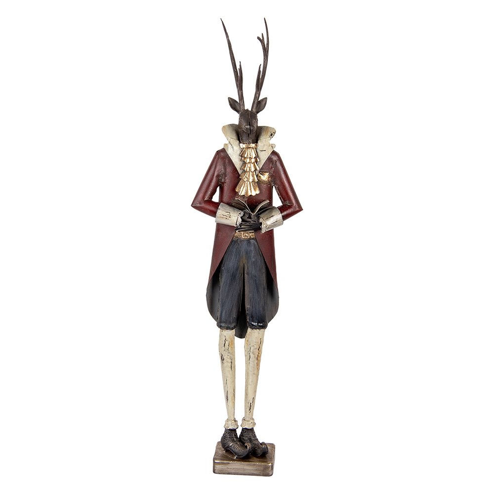 Decoratie hert 19x15x83 cm