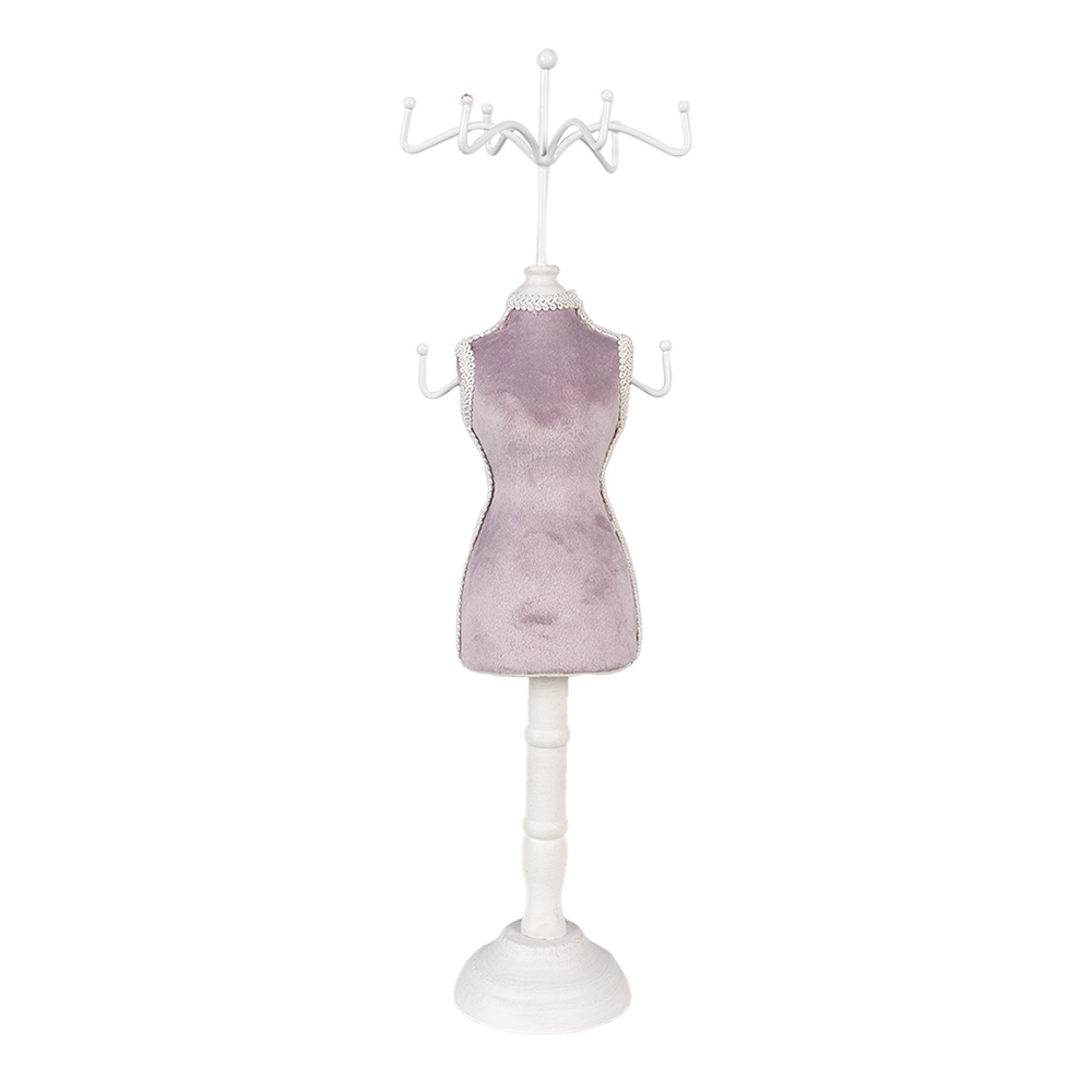 Boîte à bijoux Violet Ø 12x39 cm