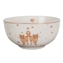 Scodella Bianco Marrone Ø 14x7 cm / 500 ml
