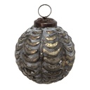 Weihnachtskugel Kupferfarbig, Braun Ø 5x5 cm