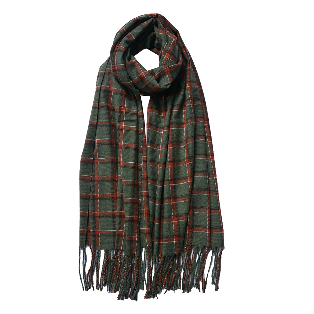 Foulard Donna stampato Verde 70x180 cm