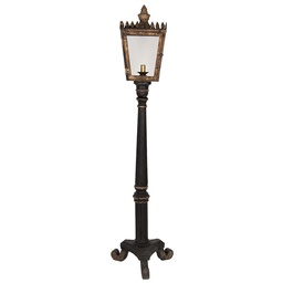 [5LMP364] Stehlampe Schwarz Goldfarbig 44x40x172 cm E14/max 1x25W