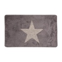 Badematte Grau 78x48x1 cm