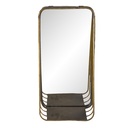 Specchio da Parete Rame 19x11x39 cm