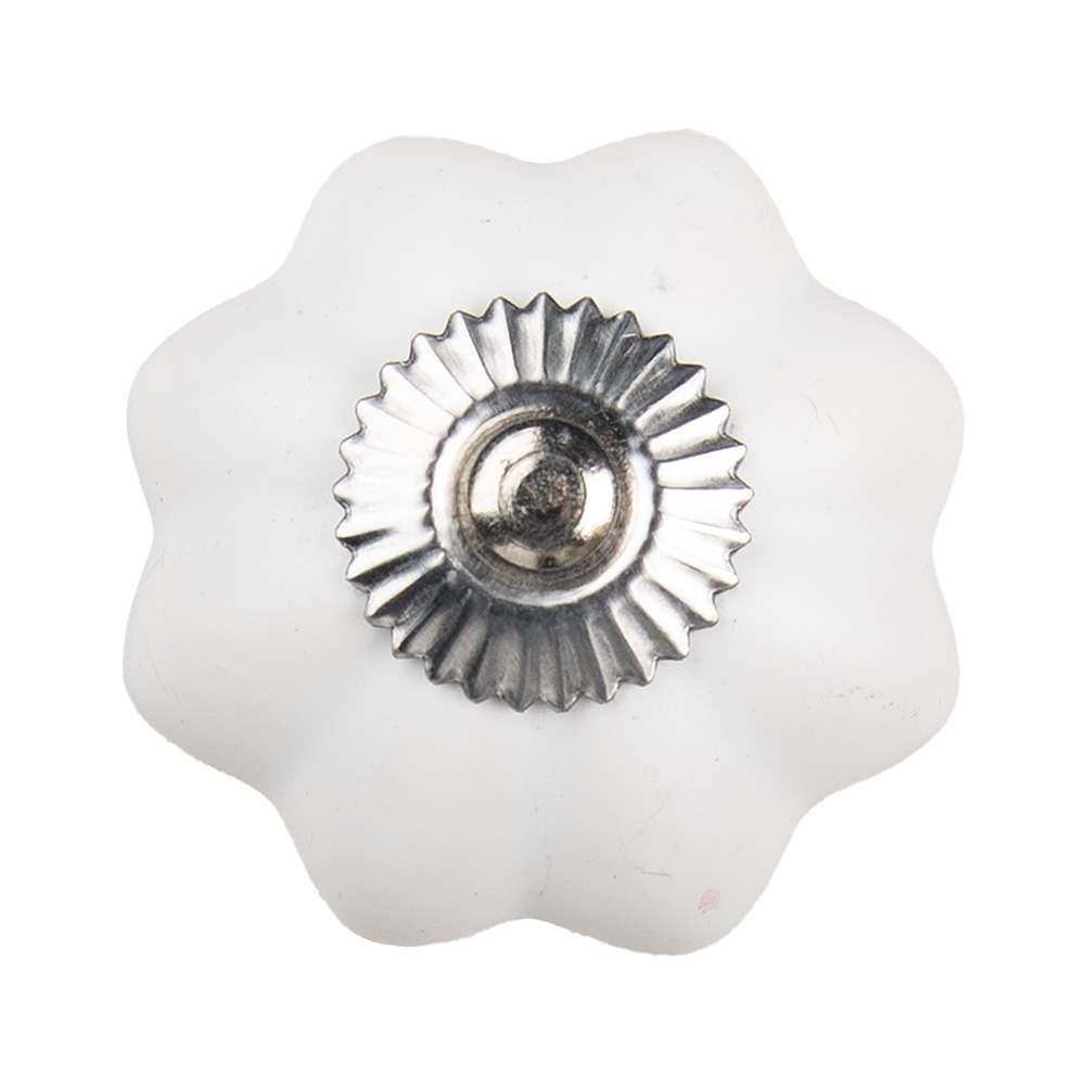 Doorknob White Ø 4x4 cm / S3 cm