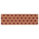 Zerbino Marrone Rosso 75x22x2 cm