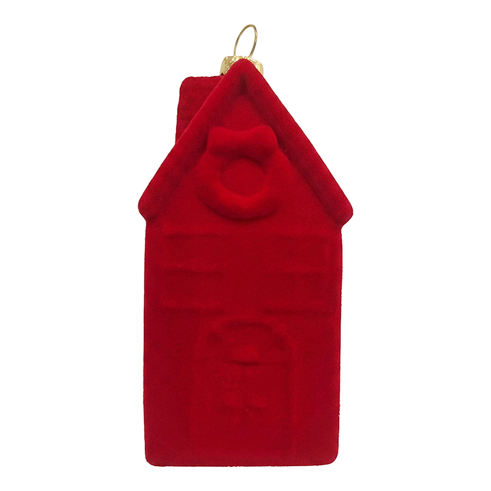 Christmas Bauble Red 5x4x10 cm