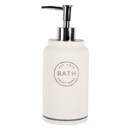 [65871] Dispenser Sapone Bianco Ø 8x21 cm / 475 ml
