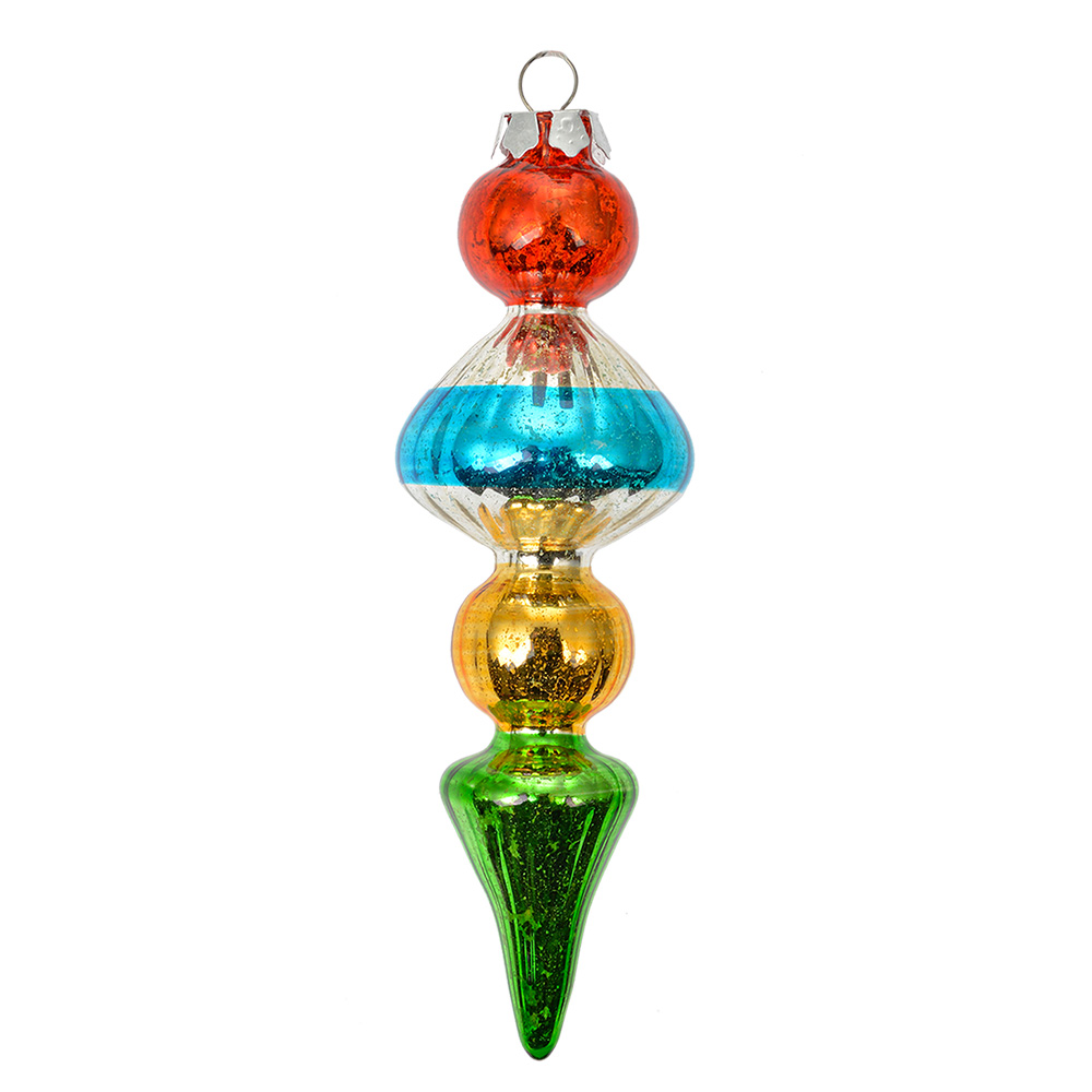 Boule de Noël Rouge Multi colore Ø 5x16 cm