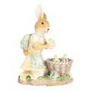 Decoration Statue Rabbit Beige Yellow 10x6x13 cm