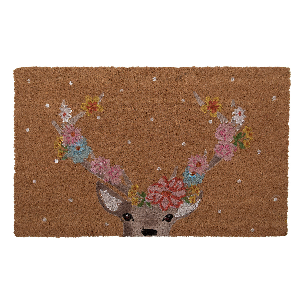 Doormat Inside Brown Pink 75x45x1 cm