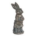 Decoration Statue Rabbit Brown 4x4x11 cm