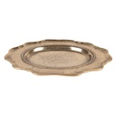 Ciotola/Piatto decorativo Color oro 31x22x3 cm