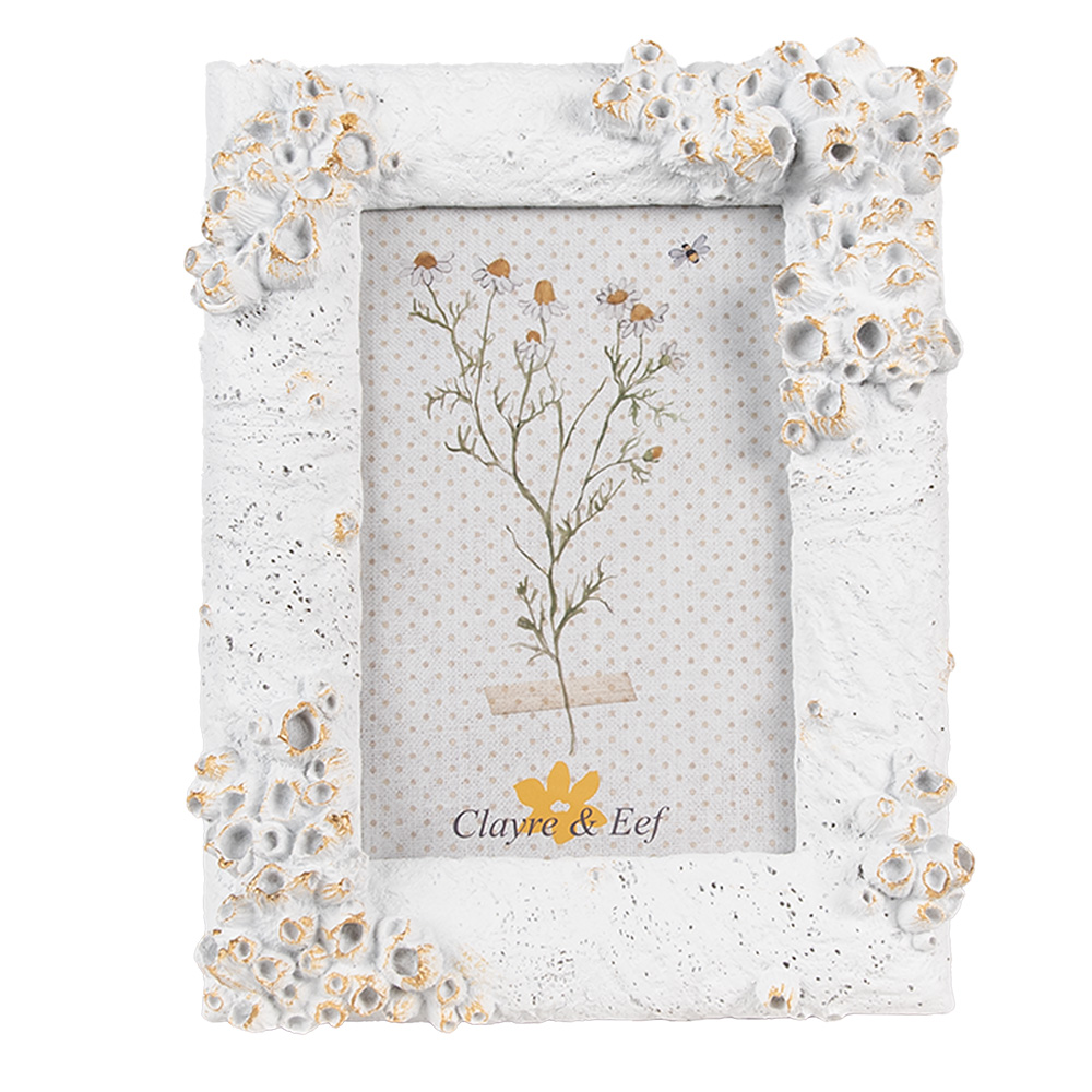 Cadre photo Blanc 16x3x21 cm / 10x15 cm