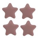 Türknopf 4-er Set Rosa Ø 4x3/6 cm