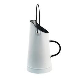 [6Y4777] Decorative Coal Set White, Brown Ø 15x30 cm