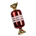 Boule de Noël Rouge Ø 5x14 cm