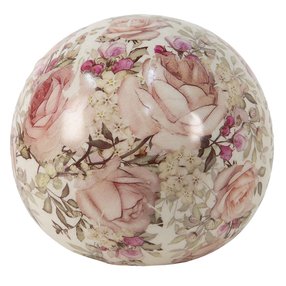 Decoration Pink Ø 9x8 cm