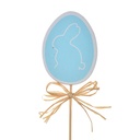 Plant stake Egg Blue 6x1x30 cm