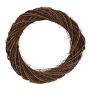 Decoration Garland Brown Ø 50x8 cm