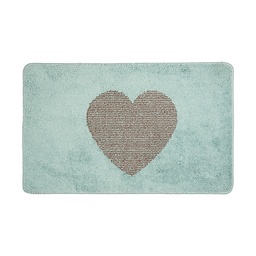 [BM0008BL] Badematte Blau 78x48x1 cm
