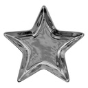Scatola Portaconfetti Stella Argento 16x16x2 cm