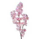 Branche de décoration avec fleurs Rose Blanc 20x10x106 cm