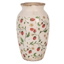Vaso Beige Rosso Ø 16x27 cm
