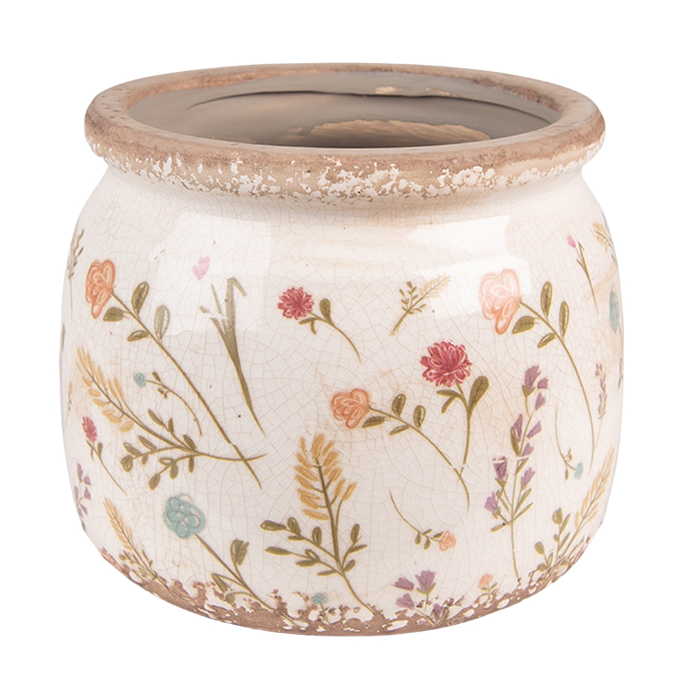 Decoratie bloempot Ø 15x13 cm