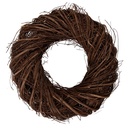 Decoration Garland Brown Ø 30x8 cm